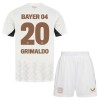 Maglia ufficiale Bayer 04 Leverkusen Alejandro Grimaldo 20 Trasferta 2024-25 per Bambino